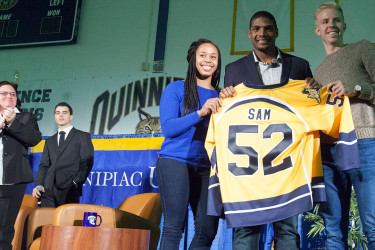 Michael Sam at QU
