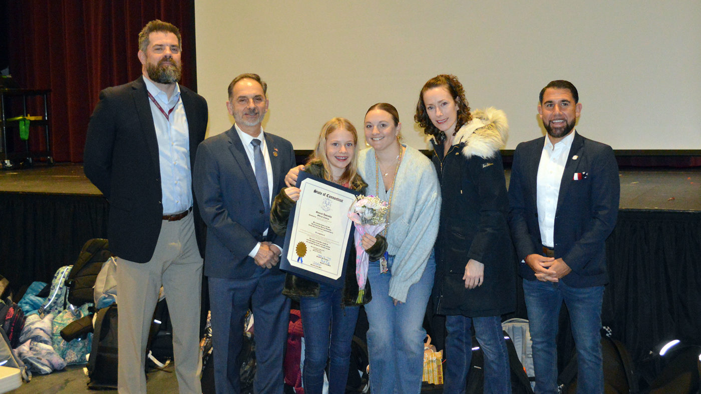 Rep. Yaccarino Celebrates Winner of Annual Women’s History Month Essay Contest NORTH HAVEN NEWS