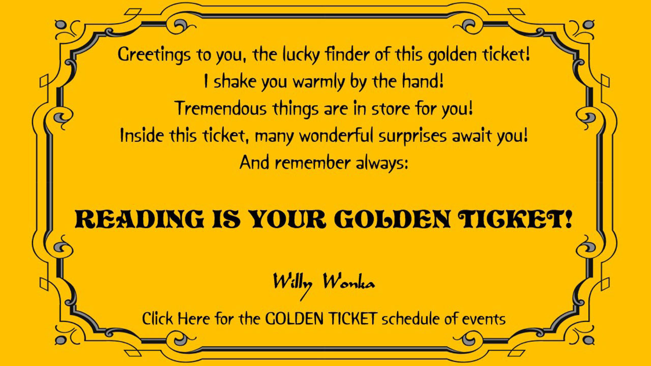 Willy Wonka Golden Ticket