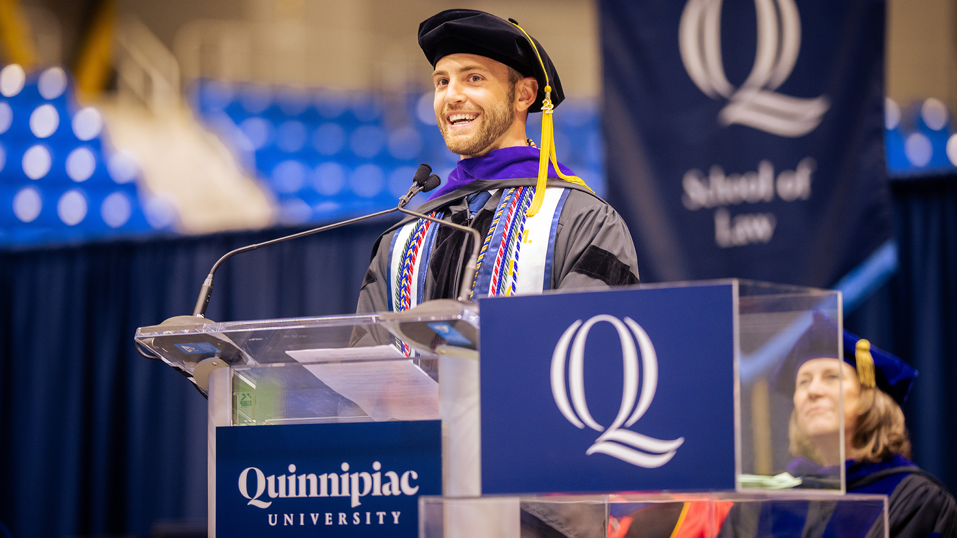 Quinnipiac University confers 128 law degrees during commencement exercises for the School of Law