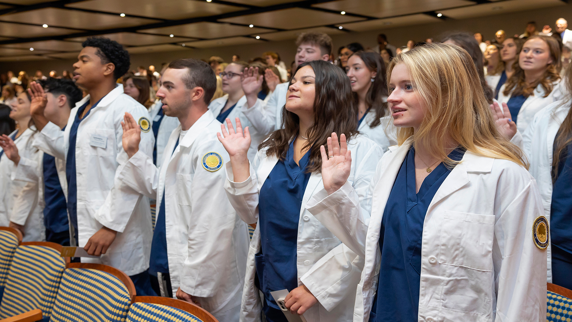 Quinnipiac University School of Nursing hosts inaugural White Coat Ceremony